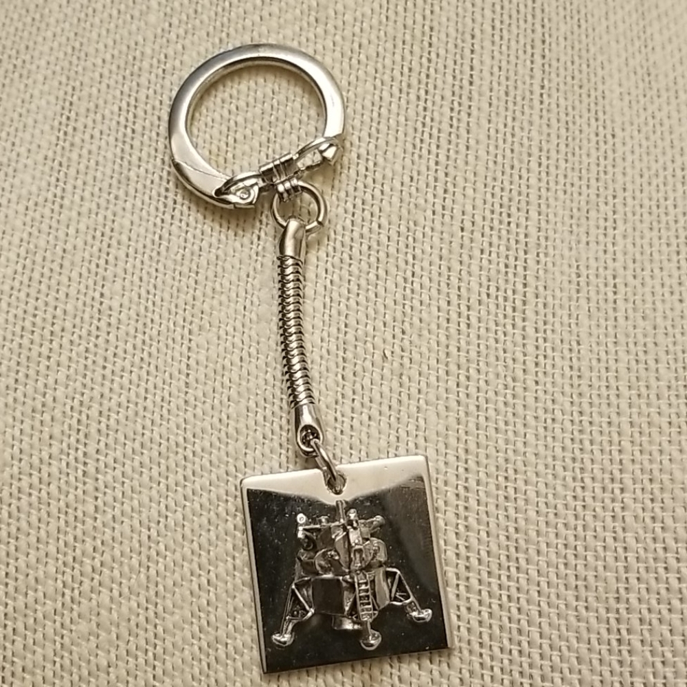 Vintage Spacecraft/Space Lab Keychain